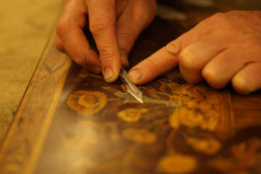 Working Table Closeup